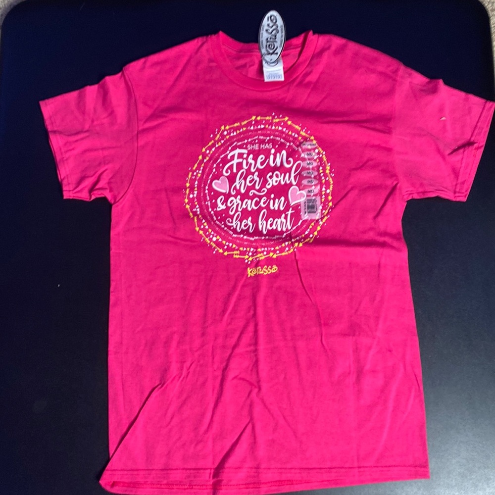 Kērussō, womens, multiple sizes, pink, short sleeve shirt, NWT